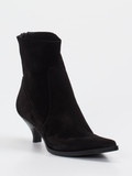Elena Iachi – Stiefeletten aus Veloursleder schwarz