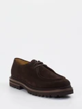 Henderson - Schnürschuh aus Veloursleder in braun