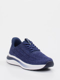 Orthofeet – Komfort-Sneaker aus gestricktem Textil blau