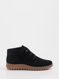 Semler – Desert Boots aus Veloursleder Schwarz