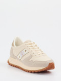 Blauer – Retro Runner aus Veloursleder beige