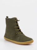 Snipe – Schnürboots aus Nubukleder olivgrün
