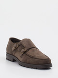 Konstantin Starke – Doppel-Monkstrap aus Veloursleder braun