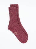 Alto Milano – Freizeitsocken aus Textil in Beerenrot