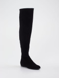 Konstantin Starke – Overknees aus Stretch-Veloursleder Schwarz