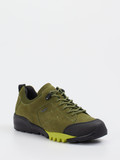 Waldläufer – Outdoor-Sneaker aus Veloursleder olivgrün