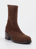 Truman's – Stiefelette aus Veloursleder Braun