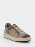 Officine Creative – Sneaker aus Veloursleder taupegrau