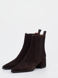Konstantin Starke – Chelsea Boots aus Veloursleder Braun