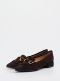 Andrea Puccini – Loafer aus Veloursleder Dunkelbraun