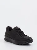 Ecco - Sneaker aus Nubukleder in schwarz