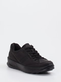 Ecco – Sneaker aus Nubukleder schwarz