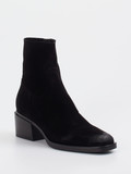 Konstantin Starke – Stiefeletten aus Veloursleder Schwarz