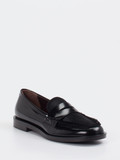 Konstantin Starke – Loafer aus Hochglanzleder Schwarz