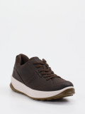 Ecco – Komfortsneaker aus Nubukleder Dunkelbraun