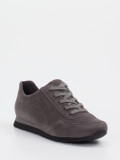 Semler – Sneaker aus Veloursleder in Grau