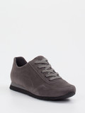 Semler – Sneaker aus Veloursleder in Grau