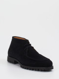 Konstantin Starke – Desert Boots aus Veloursleder schwarz