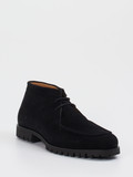 Konstantin Starke – Desert Boots aus Veloursleder schwarz