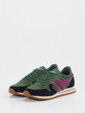 Gola – Retro-Sneaker aus Mesh und Veloursleder grün