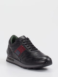 Galizio Torresi – Sneaker aus Kalbleder schwarz