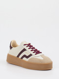 Gant – Sneaker aus Kalbleder in Cremeweiß