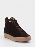 Paul Green – Mid-Top Sneaker aus Veloursleder Braun