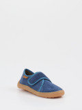 Bisgaard – Kinder-Kletthausschuh aus Cordtextil Blau