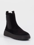 Gabor – Chelsea Boots aus Lammleder Schwarz