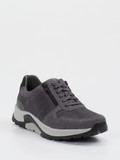 rollingsoft – Komfort-Sneaker aus Nubukleder grau