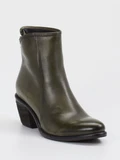Andrea Puccini - Stiefelette aus Kalbleder in grün
