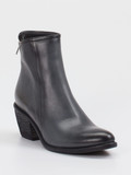 Andrea Puccini – Stiefeletten aus Kalbleder navyblau