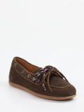 Andrea Puccini – Bootsschuh aus Veloursleder dunkelbraun