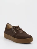 Ganter - Sneaker aus Veloursleder in braun