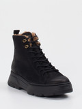 Paul Green – Stiefelette aus Nubukleder schwarz