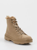 Paul Green – Stiefelette aus Nubukleder beigebraun