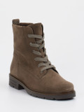 Gabor – Schnürboots aus Veloursleder mittelbraun