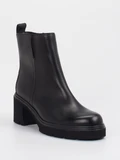 Gabor – Blockabsatz-Stiefelette aus Kalbleder schwarz
