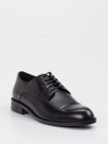 Boss – Captoe Derby aus Kalbleder schwarz