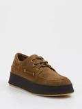 Truman's – Bootsschuh aus Veloursleder cognacfarben