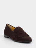 Truman's – Loafer aus Veloursleder Dunkelbraun