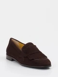 Truman's - Slipper aus Veloursleder in braun