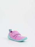 Superfit – Krabbelschuhe aus Textil in Fliederrosa