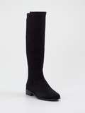 Di Lauro – Stiefel aus Veloursleder schwarz