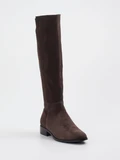Di Lauro - Stiefel aus Veloursleder in braun
