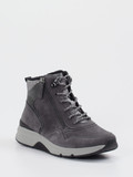 Gabor Comfort – Stiefelette aus Veloursleder grau