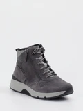 Gabor Comfort – Stiefelette aus Veloursleder grau