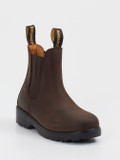 Bisgaard – Chelsea Boots aus Nubukleder dunkelbraun