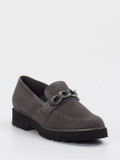 Semler – Loafer aus Veloursleder in Grau