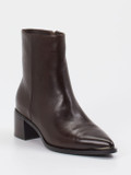 Andrea Puccini – Stiefelette aus Lammleder Dunkelbraun